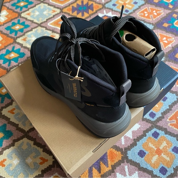 Teva Men’s Geotrecca Black Dark Grey Boots Size 9 Waterproof NEW - Picture 5 of 13